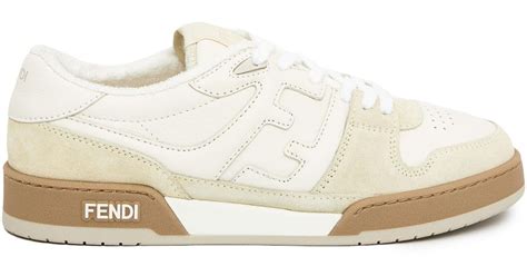 fendi match mesh sneakers - white|fendi match shoes for men.